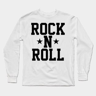 rock n roll logo Long Sleeve T-Shirt